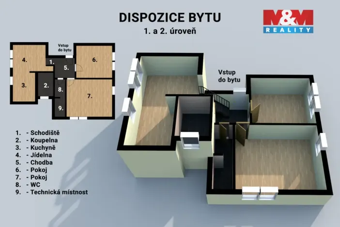Prodej bytu 3+1, Zlín - Kudlov, Žlutá, 87 m2