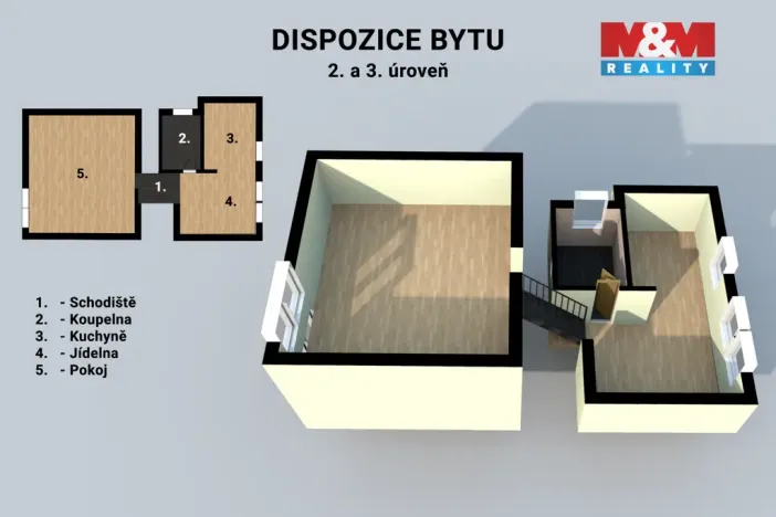 Prodej bytu 3+1, Zlín - Kudlov, Žlutá, 87 m2