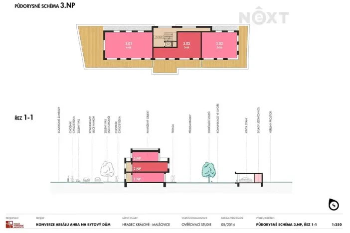Prodej komerčního pozemku, Hradec Králové, Náhon, 1871 m2