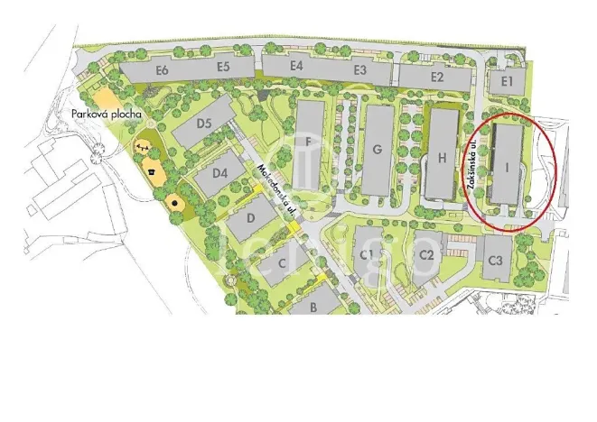 Prodej garážového stání, Praha - Střížkov, Zakšínská, 15 m2