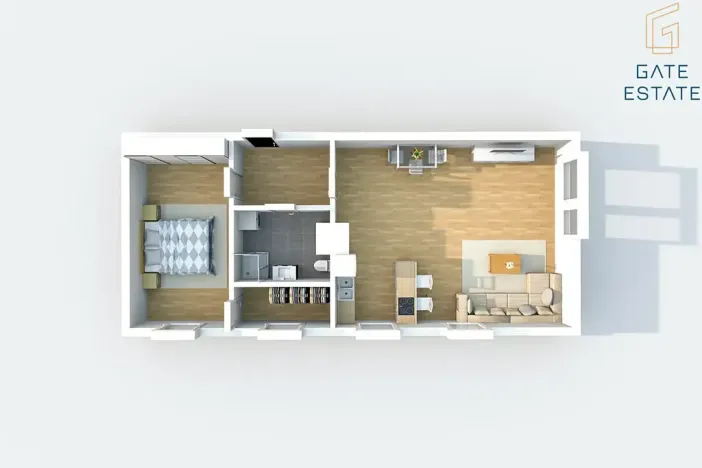 Pronájem bytu 2+kk, Bystřice pod Hostýnem, Sídliště, 74 m2