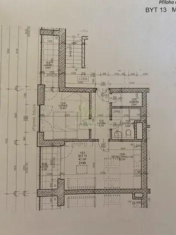 Pronájem bytu 2+kk, Plzeň, Diamantová, 57 m2