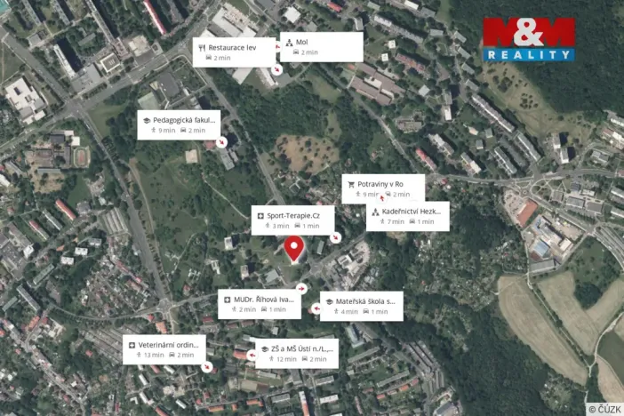 Prodej bytu 3+1, Ústí nad Labem - Ústí nad Labem-centrum, Hoření, 62 m2