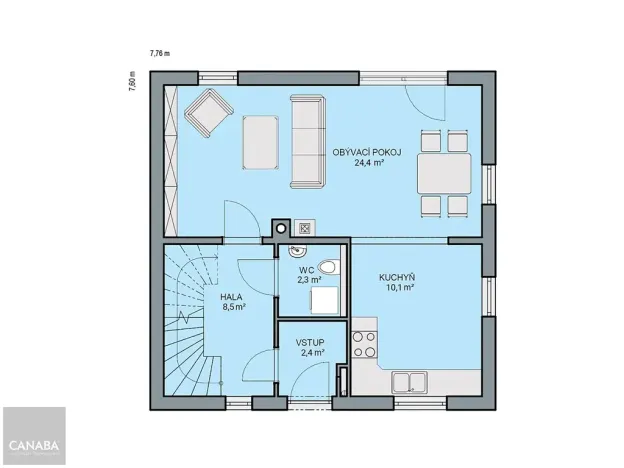 Prodej rodinného domu, Choťánky, 97 m2