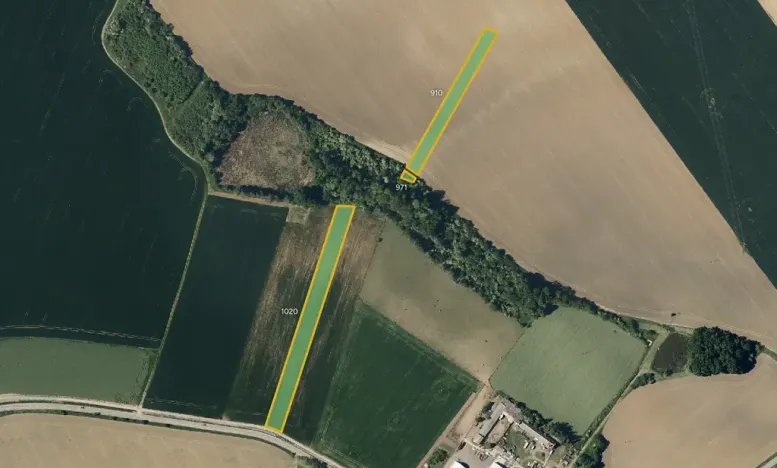 Prodej pole, Počenice-Tetětice, 34319 m2