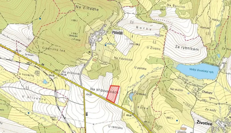 Prodej pole, Kasejovice, 13802 m2