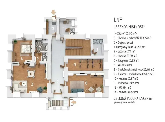 Prodej bytu 2+kk, Králíky, 66 m2