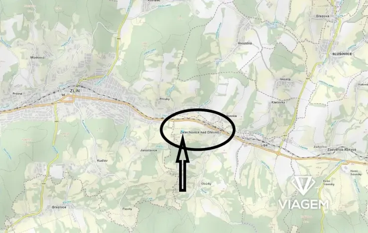 Prodej podílu zahrady, Želechovice nad Dřevnicí, 1732 m2