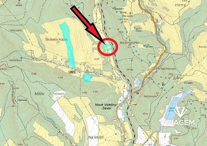 Prodej podílu pole, Trutnov, 793 m2