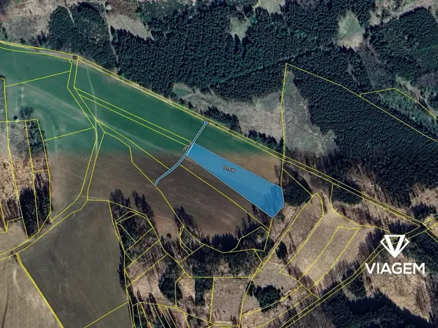 Prodej podílu pole, Borotín, 446 m2