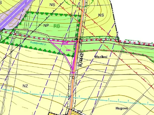 Dražba louky, Pustějov, 9886 m2