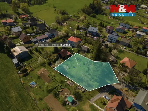 Prodej pozemku pro bydlení, Bystřice, 1500 m2
