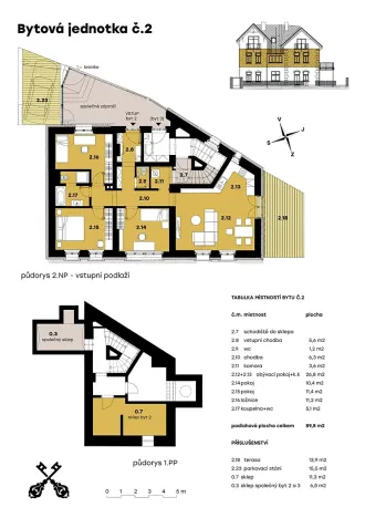 Prodej bytu 4+kk, Všenory, Květoslava Mašity, 90 m2