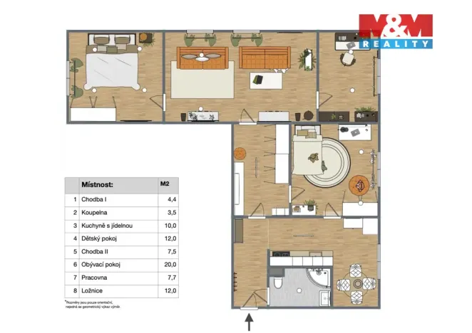 Prodej bytu 4+1, Volary, Sídl. Míru, 80 m2