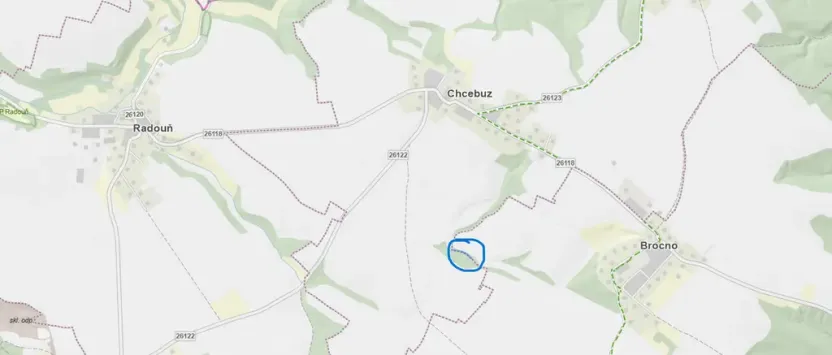 Prodej pozemku, Štětí - Brocno, 1107 m2