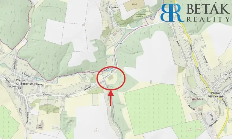 Prodej pozemku pro bydlení, Přerov, 14217 m2