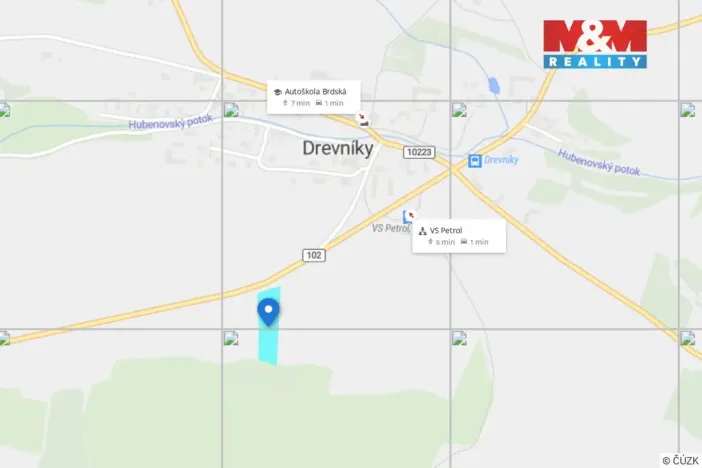 Prodej pole, Drevníky, 4478 m2