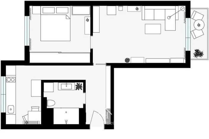 Prodej bytu 2+1, Kladno, Havanská, 51 m2
