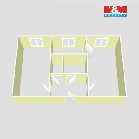 Prodej bytu 2+1, Jirkov, Bedřicha Pacholíka, 50 m2