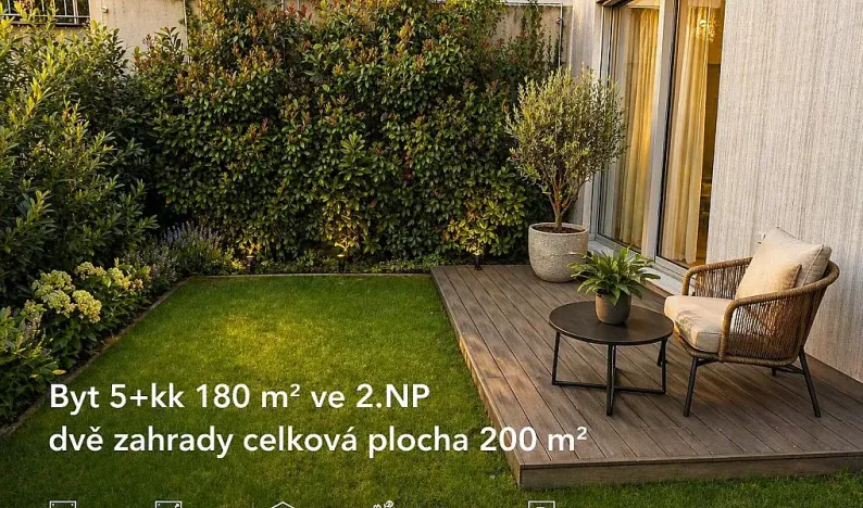 Prodej bytu 5+kk, Praha - Braník, Pod svahem, 180 m2