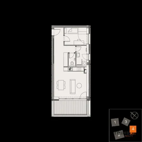 Prodej bytu 2+kk, Valašské Meziříčí, Štěpánov, 45 m2