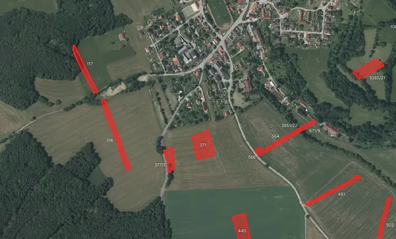 Prodej pole, Brloh, 126772 m2