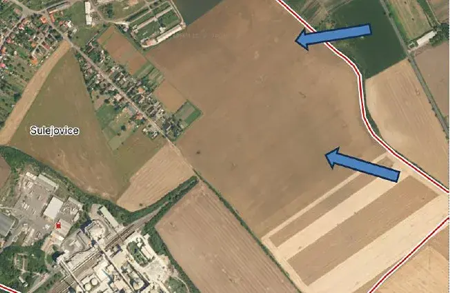Dražba pole, Sulejovice, 4736 m2