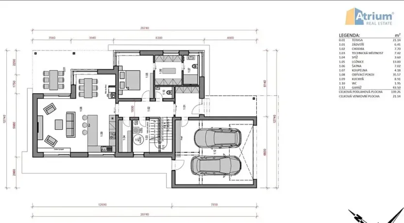 Prodej rodinného domu, Kácov, 194 m2