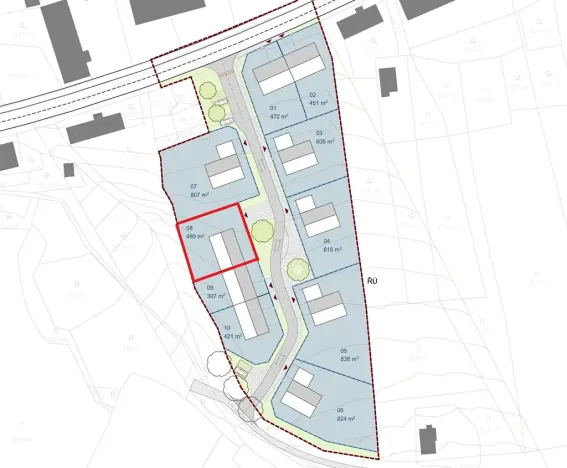 Prodej pozemku pro bydlení, Bělá nad Radbuzou, Dlouhá, 500 m2