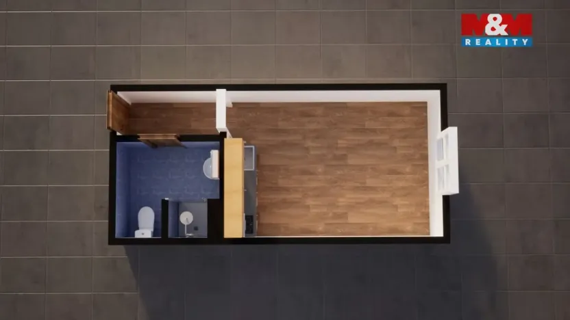 Prodej bytu 1+kk, Jablonec nad Nisou, Anenské náměstí, 20 m2