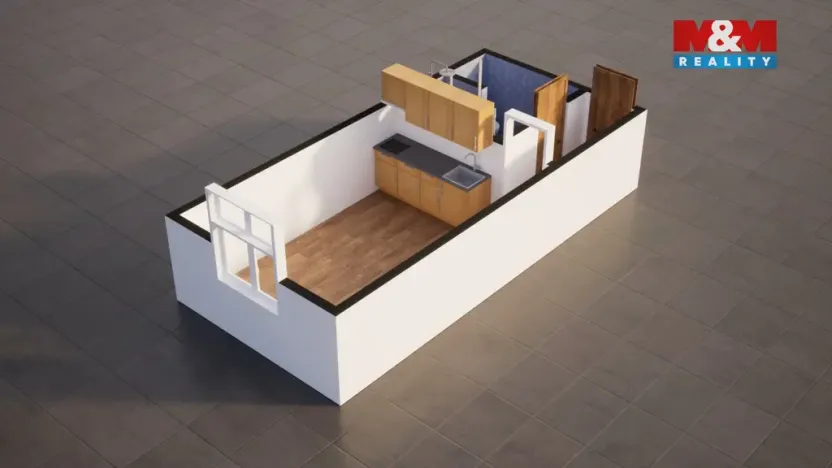 Prodej bytu 1+kk, Jablonec nad Nisou, Anenské náměstí, 20 m2