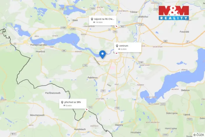 Prodej bytu 3+1, Cheb, Lesní, 63 m2