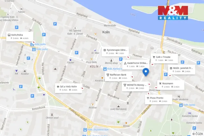 Pronájem bytu 3+kk, Kolín - Kolín I, Rubešova, 65 m2