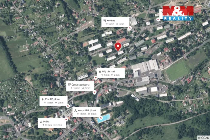 Prodej bytu 2+1, Jílové, Oblouková, 63 m2