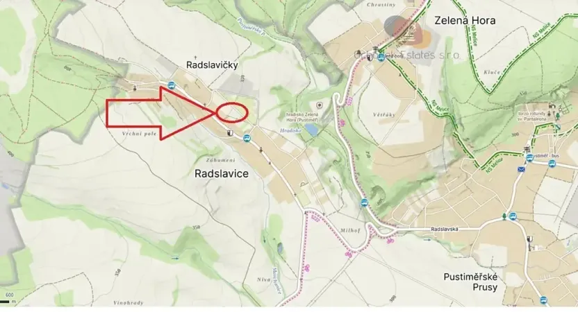 Prodej pozemku pro bydlení, Radslavice, 918 m2