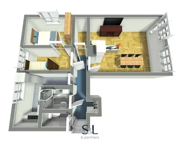 Pronájem bytu 3+1, Železný Brod, Družstevní, 100 m2