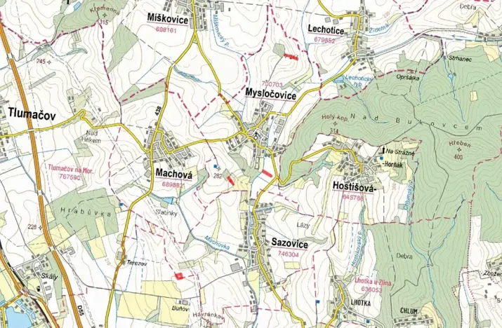 Prodej pole, Mysločovice, 11060 m2