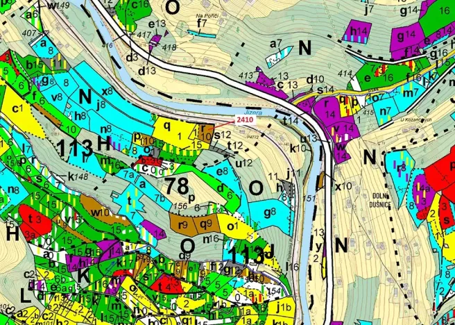 Dražba lesa, Jablonec nad Jizerou, 2416 m2