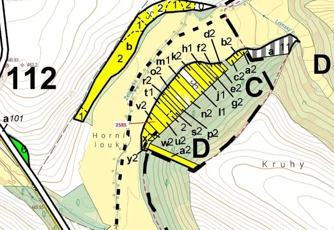 Dražba lesa, Chotěbudice, 774 m2