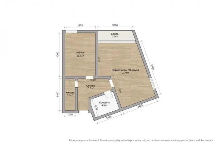 Pronájem bytu 2+kk, Chotěšov, Nová, 50 m2