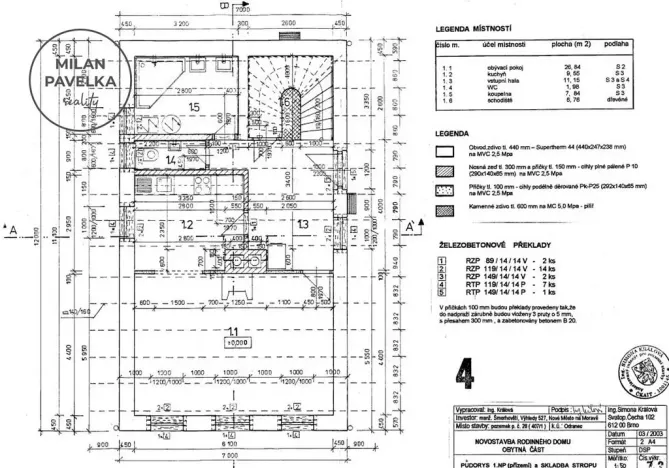 Prodej rodinného domu, Věcov - Odranec, 379 m2