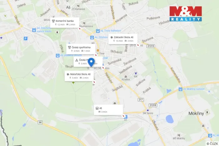 Prodej rodinného domu, Aš, Majakovského, 195 m2