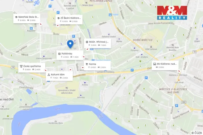 Prodej bytu 3+1, Klášterec nad Ohří, Budovatelská, 62 m2