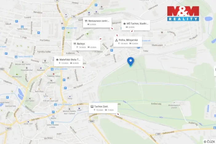 Prodej zahrady, Tachov, 975 m2