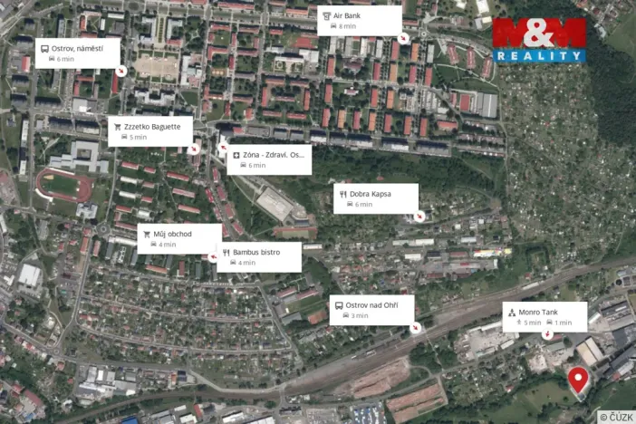 Pronájem skladu, Ostrov, Mořičovská, 850 m2