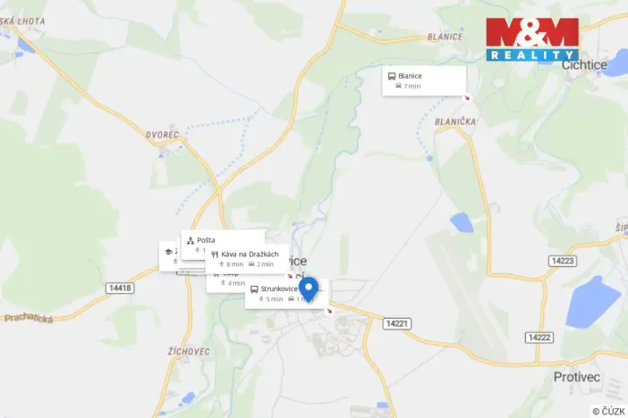 Prodej bytu 3+1, Strunkovice nad Blanicí, Protivecká, 63 m2