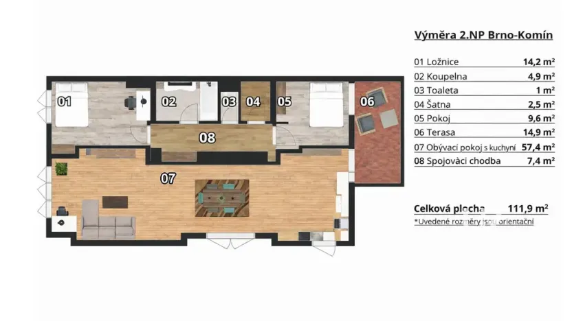 Prodej rodinného domu, Brno - Komín, Ulrychova, 275 m2