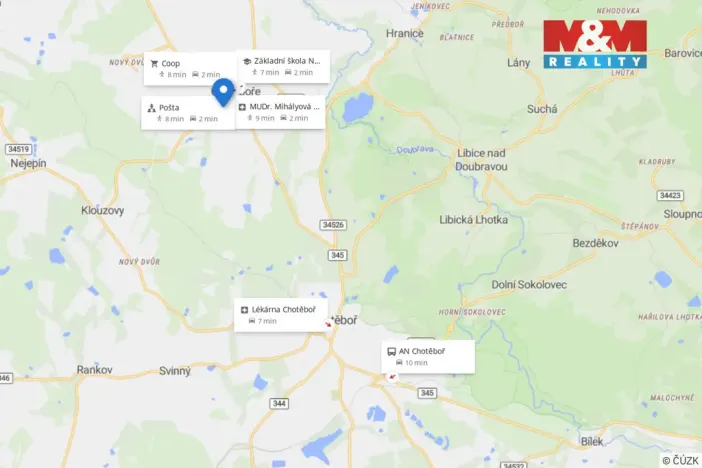 Prodej pozemku pro bydlení, Nová Ves u Chotěboře, 457 m2
