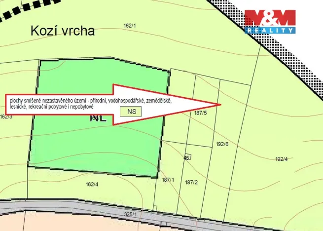 Pronájem zahrady, Sezemice - Kladina, 3761 m2