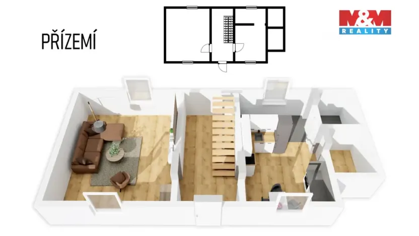 Prodej rodinného domu, Kostelec nad Orlicí, Hálkova, 120 m2